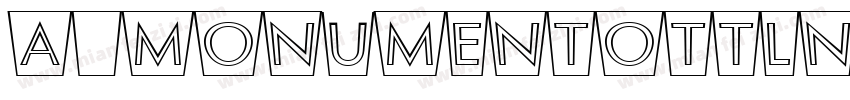 a_MonumentoTtlNrCmSw Bold字体转换